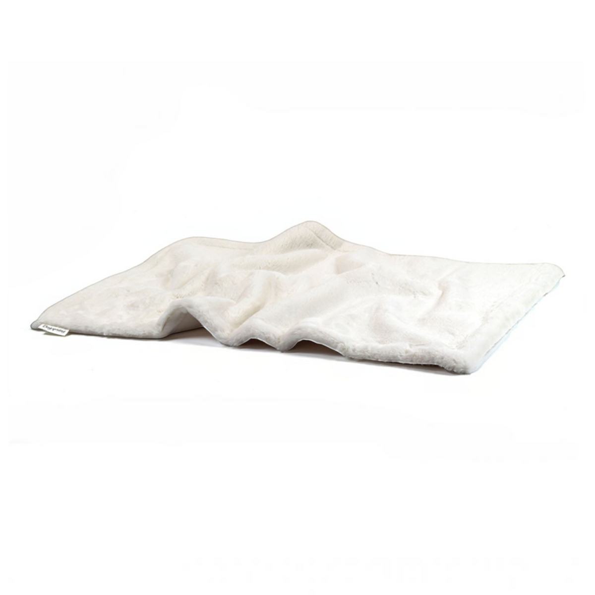 havaneser.shop Hundedecke aus weichem, cremefarbenem Webpelz für kleine Hunde