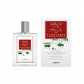 havaneser.shop Raumduft Walk in the Hills of Tuscany in eleganter Glasflasche mit passender weißer Produktverpackung