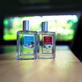 havaneser.shop Raumduft-Set in eleganten Glasflaschen mit den Düften Walk at the Seaside und Walk in the Hills of Tuscany