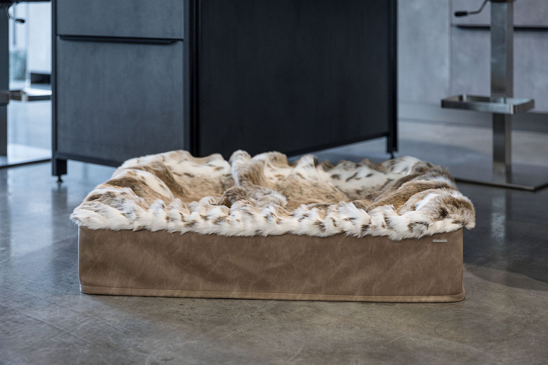 Dog bed digging box artificial leather
