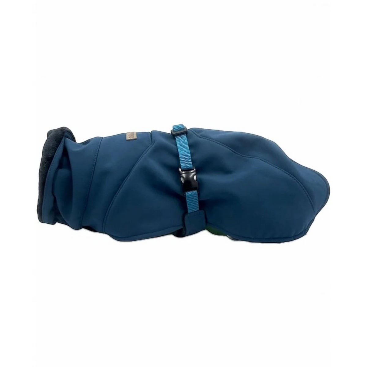 havaneser.shop Cozy Chic Hundemantel in Dunkelblau mit verstellbarem Bauchgurt und weichem Innenfutter