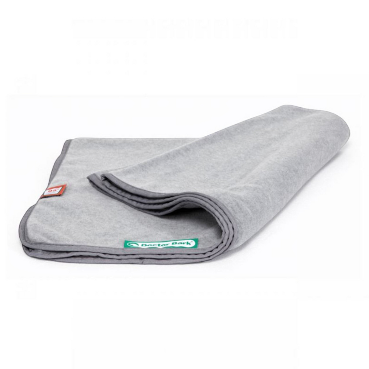 havaneser.shop Kuscheldecke aus grauem Premium-Fleece mit edlem Einfassband für Hunde