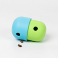 havaneser.shop Slow Munch Buddy Snackball aus blau-grünem Silikon für Hunde mit Leckerli-Auslassloch