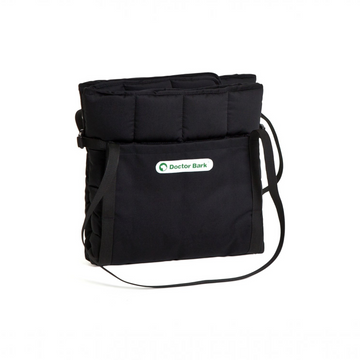 havaneser.shop Reisedecke TravelBag in Schwarz als praktische, gepolsterte Tragetasche für Hunde